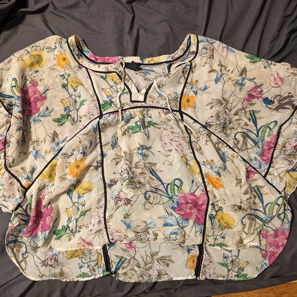 H&M floral printed blouse-size 12